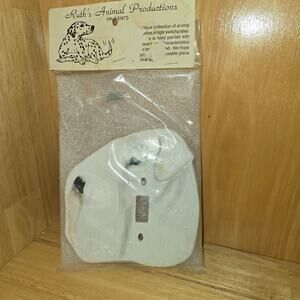 Vintage Brand New Dog inspired light switch cover